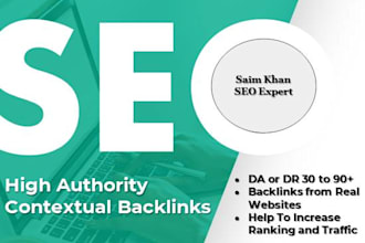 do high quality link building for your website