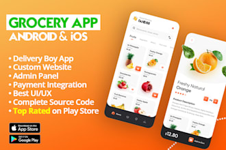 develop grocery app grocery delivery app for food store