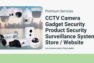 build cctv camera gadget security product security surveillance system store