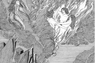 do high detailed pen and ink illustrations, hand drawn