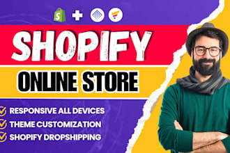 make revamp dropshipping shopify online store website