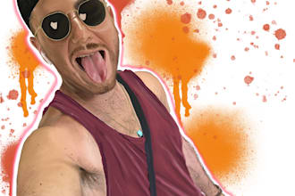draw a realistic portrait of you with a twist