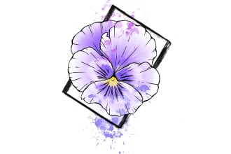 draw you a floral tattoo design