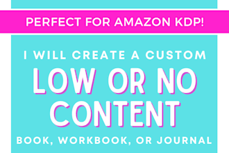 design a custom journal or workbook