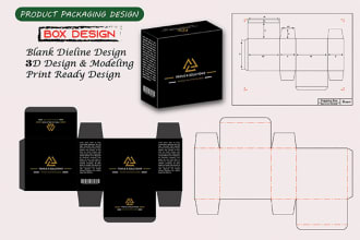 do packaging design, dieline, product packaging box design