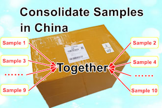 consolidate samples from alibaba 1688 chinese suppliers, repackage y ship to you