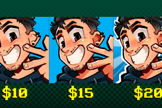 Big Deals!  draw your avatar in my cartoon style