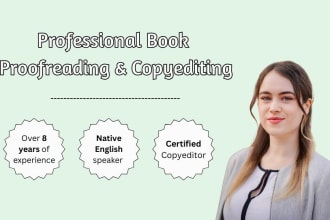 professionally copyedit your fiction or nonfiction book