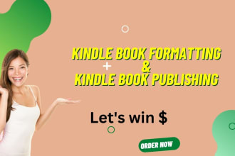 do book publishing on amazon, kindle book formatting, KDP book publishing