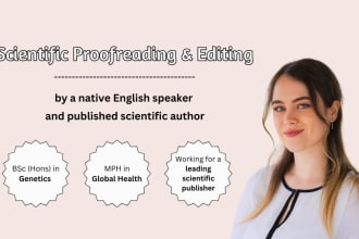 professionally proofread and edit your scientific manuscript