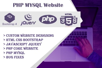 develop website in PHP,laravel,codeignitor