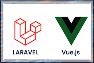 develop laravel vuejs web application