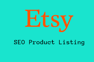 write professional etsy listing with SEO title and tags