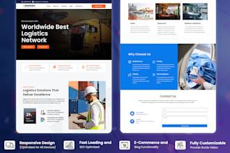 create wordpress website blog website landing page with elementor pro