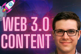 write website content for your cryptocurrency, nft, or crypto token ico ido