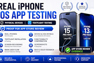 test your ios app on real iphones using testflight
