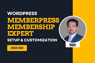 install and customize memberpress membership plugin