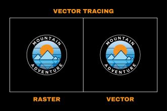 remake, redo, recreate, edit, vector trace your logo image