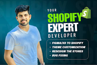 be your shopify expert developer for theme customization and bug fixing