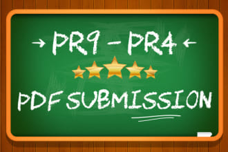 do PDF submission manually to 30 high authority doc sharing sites