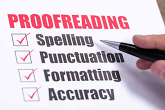 proofread and edit at less price
