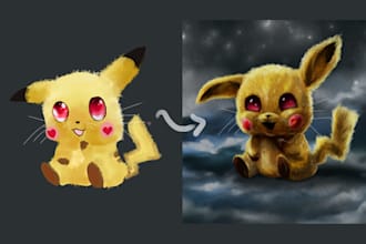 edit, color, finish your art
