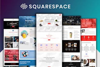 design modern squarespace website or redesign squarespace website