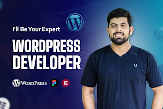 be your wordpress expert developer and elementor pro expert