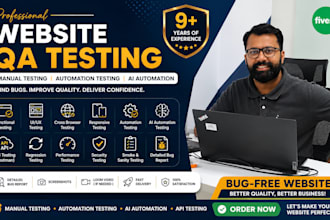 do professional website QA testing with detailed bug reports