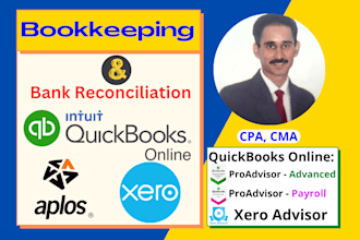 do accounting and bookkeeping in quickbooks online and xero