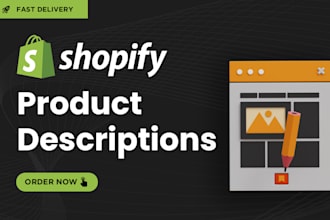 write compelling shopify product descriptions, SEO friendly