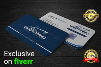 provide professional business card design services in 12 hours unique look