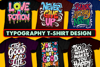 trendy typography and bulk custom german t shirt design
