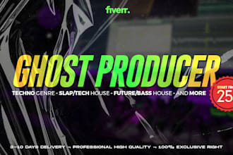 ghost produce you an edm track specialized house family, techno, etc