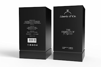 do perfume box, label design, bottle design