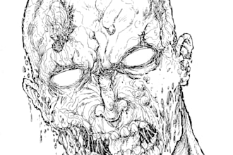 draw horror book illustration