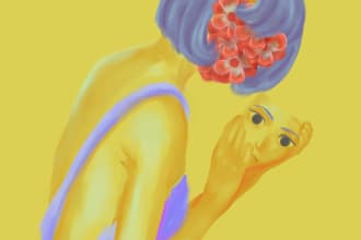 surrealistic illustration digital painting