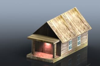 3d object, assets and character in blender for game