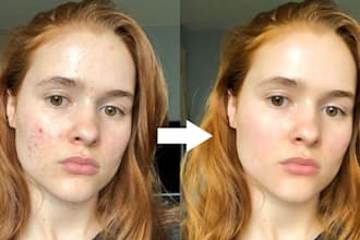 do photo retouching, skin retouching, image editing,