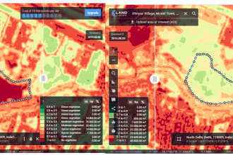 make basic maps in qgis and landviewer