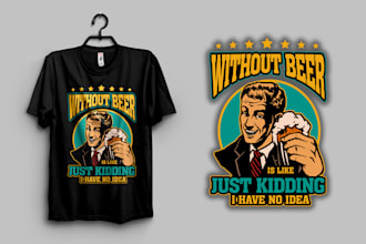 design a professional typography tshirt design