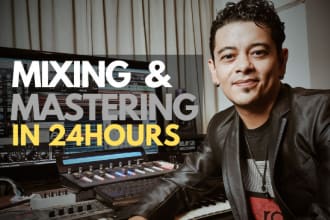 mix and master your music and bring it to a radio competitive level