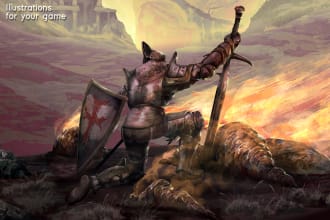 draw character concept art for your game