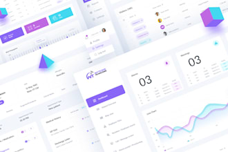design dashboard, web app, admin panel UI