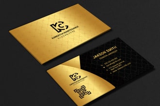 design unique business card design and minimalist logo