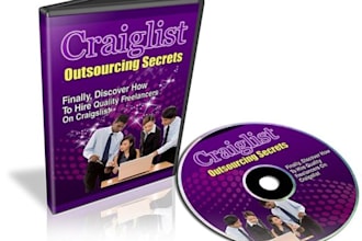 send you Craigslist Outsourcing Secrets Video Tutorials with Master Resell Rights