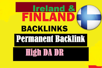 build high da DR finland ireland backlink authority irish finnish link building