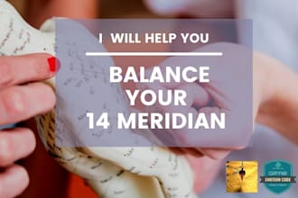 remove energy block and balance your 14 meridian