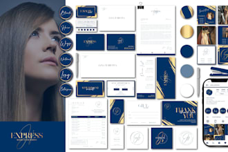 design a feminine brand identity and luxury logo for you
