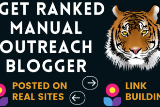 do seo backlink through blogger outreach high quality link building service